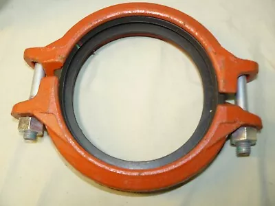 One Victaulic 107N 6/168.3 Quick Vic Grooved 6  Coupling With Gasket • $40