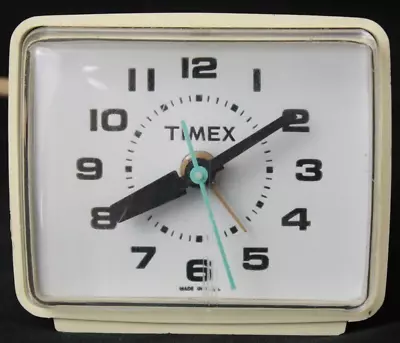 Vintage Timex Alarm Clock Model 7369A Electric 120 Volt AC TESTED UEC • $14.49