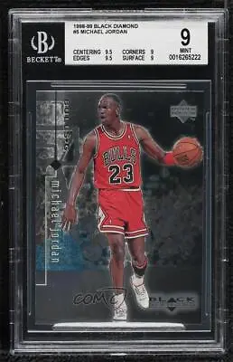 1998-99 Upper Deck Black Diamond Michael Jordan #5 BGS 9 MINT HOF • $56.60