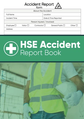 £6.65 • Buy Accident Report Book: A4 - HSE Compliant Accident & Incident Log Book | Health