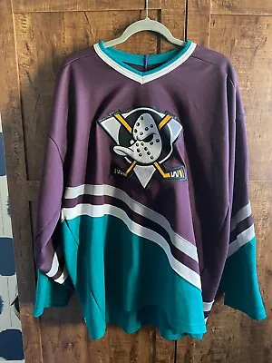 Vintage Anaheim Mighty Ducks Hockey Jersey CCM • $59