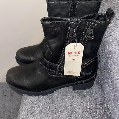 Womens Mustang Calf Boots Size 6 • £40