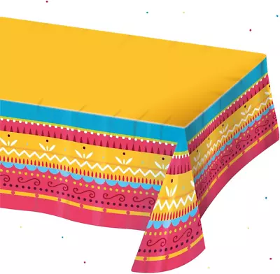 Mantel De Fiesta Rectangular Grande Mantel De Fiesta Mexicano 108 X 54 Pulgadas • $24.72