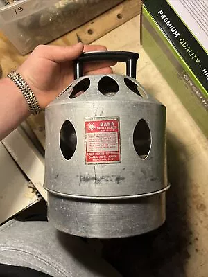 Vintage DANA Catalytic Portable Safety Heater Fishing Camping Aluminum In/Out • $70