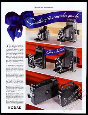 1934 Kodak Vollenda Six-20 Jiffy 6-16 Cine Kodak K & 8 Camera Photo Print Ad • $29.97