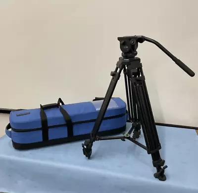 Vinten Vision Blue5 Blue 5 Professional Pan & Tilt Head Tripod System & Case • $1795