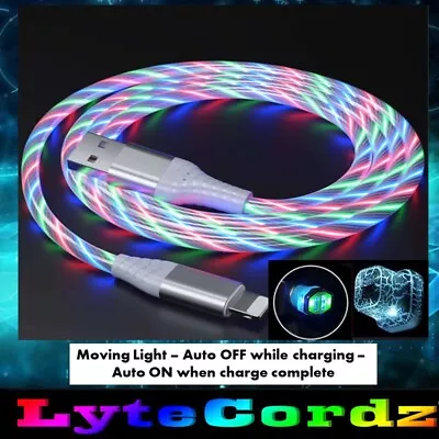 $8.99 • Buy LED Light Up Charging Charger Cable USB Data Cord IPhone Android Type C Phone