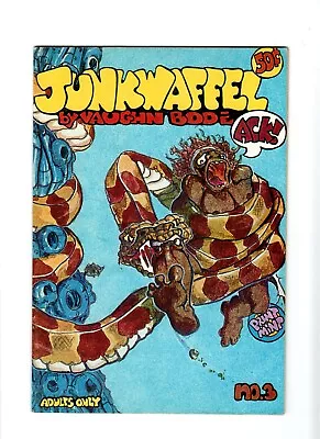 JUNKWAFFEL #3 1972 VAUGHN BODE’ PRINT MINT UNDERGROUND COMIC F/VF Cond • $21.99