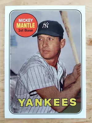 Mickey Mantle 1969 Topps 1996 Sweepstakes Redemption  /2500 • $9.95