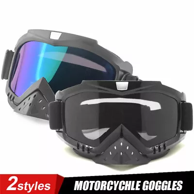 Motorcycle Motocross Race Goggles Offroad ATV Enduro Quad Glasses Bike Eyewear • $11.38