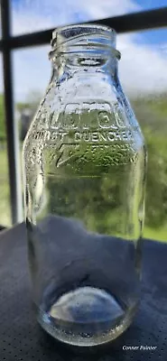 (1) 1980’s Glass 32 Oz Gatorade  Thirst Quencher  Bottle Vintage Clean • $10