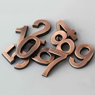 £2.99 • Buy A-Z 3D Letters Numbers Stickers Self Adhesive Door House Address Mailbox Sign