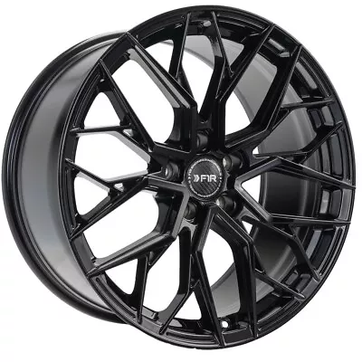 18x8.5 F1R FS3 5x114.3 38 Gloss Black Wheels Rims Set(4) • $920