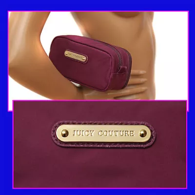 JUICY COUTURE Double Zipper COSMETIC BAG W/ Tag • $24.99