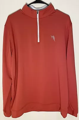 PETER MILLAR Perth 1/4 Zip Men’s L Pullover Windshirt Wicking Embroidered • $49.99