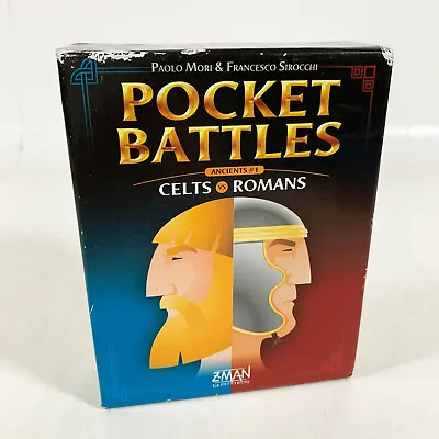 Pocket Battles Celts Vs Romans - 100% Complete - Z-Man Games Rare Out Of Print • $24.95