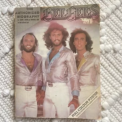RARE Bee Gees 1979 Authorized Biography By David Leaf  W/ SIGNED Poster • $7.50