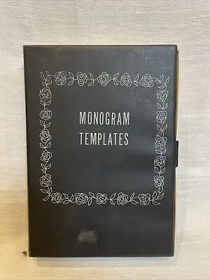 Vintage Sears Kenmore Sewing Machine Monogram Templates • $9.90