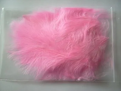 20 Pack Of Marabou Feathers-choice Of Colours Crafts Card Making Flytying Etc • £2.05