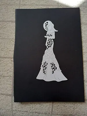 8 Ladies  Tattered  Lace Die Cuts  Evening/ Wedding • £2.70