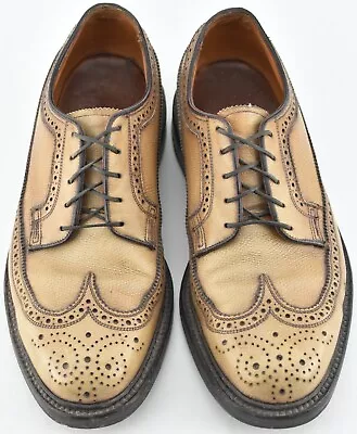 1980 Vintage | Florsheim 7e Golden Harvest Imperial Longwing Shoes 93631 • $234