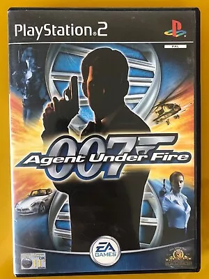 JAMES BOND 007 - AGENT UNDER FIRE PS2 PlayStation 2 PAL With Manual • £6