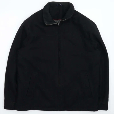 £10 • Buy Atlantic Bay Mens Black   Jacket  Size XL  Zip  