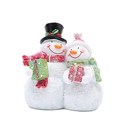 $18.26 • Buy Christmas Decorations Indoor Christmas Snowman Figurines For Home Winter For Tab