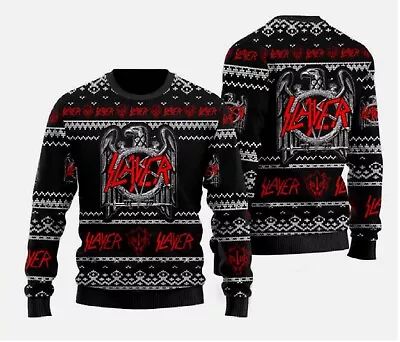 Christmas Ugly Sweater For Fan /Slayer-SweaterGift For Fans. • $29.99