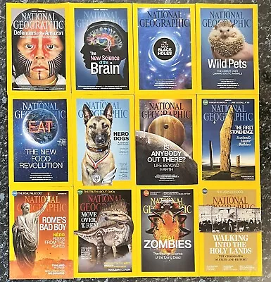 National Geographic Magazines Year 2014 Complete Set • $12
