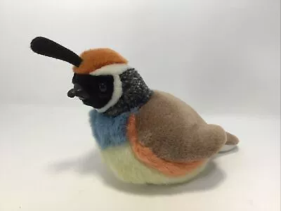 Wild Republic Audubon Birds CALIFORNIA QUAIL Plush Bird Call Sound Works • $12.99