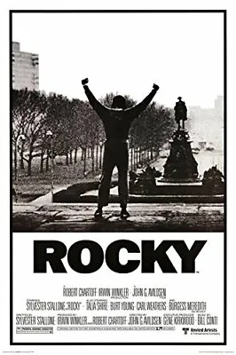 Rocky Black & White Movie Poster 24x36 • $13.49