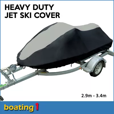 $97 • Buy Jet Ski Cover Medium 2.9m-3.4m For Sea Doo Yamaha Kawasaki Wave Runner JetSki
