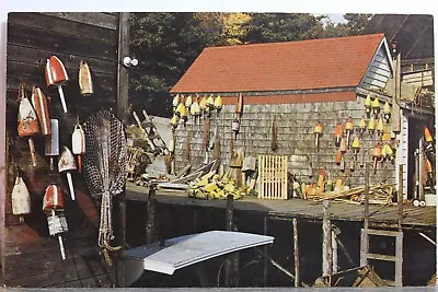 Maine ME Lobster Shack Coast Postcard Old Vintage Card View Standard Souvenir PC • $0.50