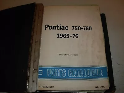 $66 • Buy 1965 - 1976 Pontiac Parts Catalog Manual 