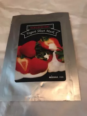 MISSHA Yogurt Sheet Masks Strawberry • $3.75