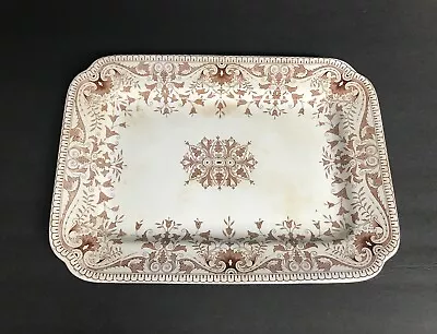 Aesthetic Movement Transferware~ T & R Boote~Tourney 1885  ~Ironstone Platter ~ • $74.99