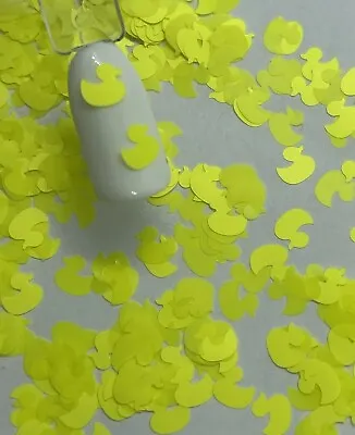 Yellow Rubber Duck Nail Glitter | 1 TSP | Gel Nail Art & Acrylic • $2.69