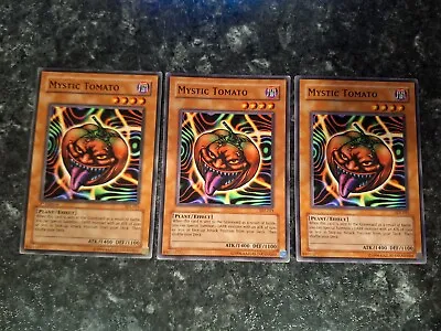 3X Mystic Tomato SKE-021 - Yugioh Yu Gi Oh! 3 Playset Mixed • $3.99