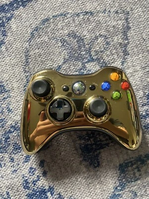 $15 • Buy Xbox 360 Special Edition Chrome Series (43G-00054) Controller (Read Description)