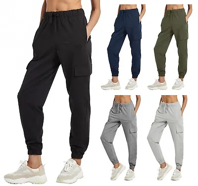 Women's Cargo Sweatpants Gym Athletic Jogger Yoga Loose Lounge Pockets Trousers • $19.99