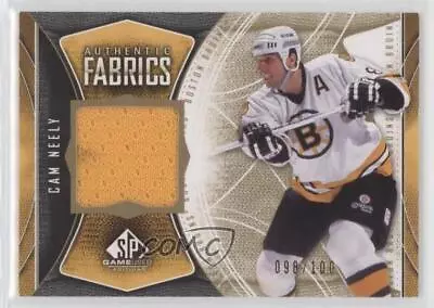 2009-10 SP Game Used Edition Authentic Fabrics Gold /100 Cam Neely #AF-CN HOF • $10.35