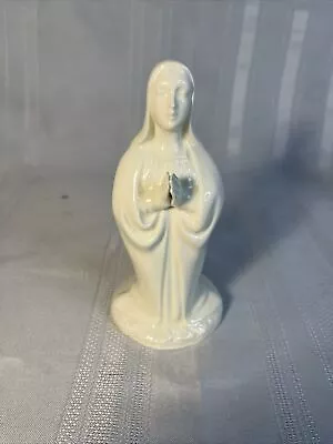 Vintage 6  Mary Holland Mold Ceramic Nativity Manger Figurine UNPAINTED 1970 • $13.49