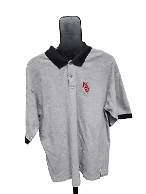 Vintage Knights Athletics Men's XL Mississippi State University Gray Polo Shirt • $30