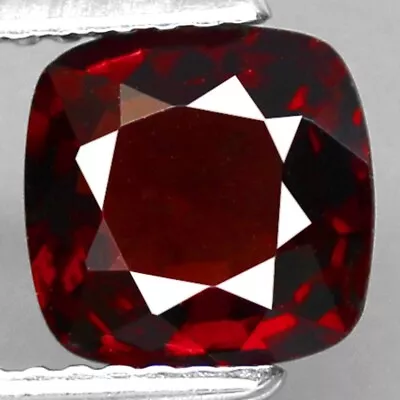 1.76ct.CHERRY RED SPINEL MOGOK NATURAL GEMSTONE CUSHION CUT VVS GOOD COLOR • $0.99