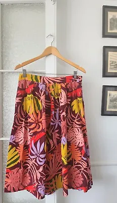 $65 • Buy Gorman Skirt - Sz 14 Boho Leaf Earthy