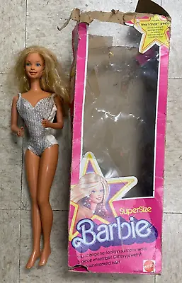 SuperSize Barbie 18  Doll No. 9828  Vintage 1976 W/ Box Super Size • $99.99
