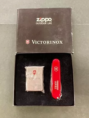 ZIPPO VICTORINOX Collaboration Set With Multi-tool 1953 • $268.60