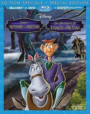 ADVENTURES OF ICHABOD & MR TOAD (Region Free Blu Ray Sealed.) • £23.69