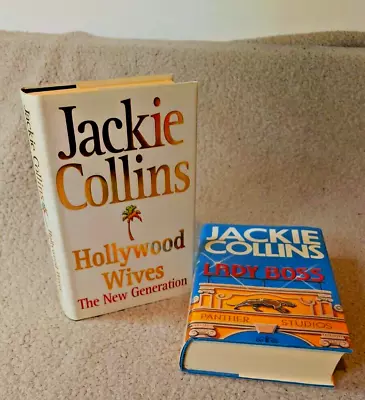 Jackie Collins - 2 Book Bundle (Hardback) Includes  Hollywood Wives (Used) • £6.95